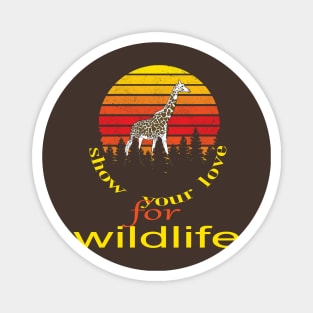 Show your love for wildlife Magnet